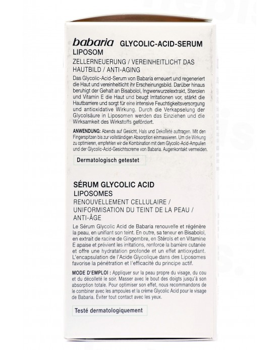 Glikolio rūgšties serumas, 30 ml