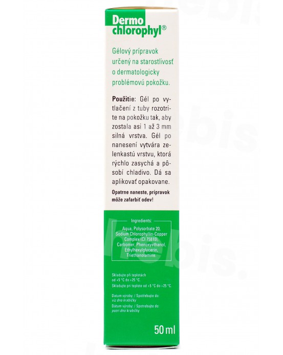 DermoChlorophyl gelis, 50ml