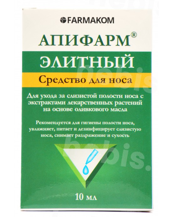 Priemonė nosies gleivinei APIFARM elitinis, 10 ml