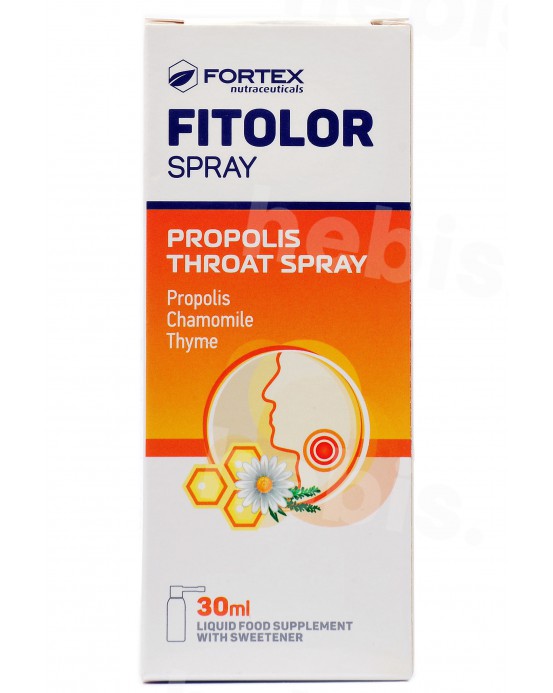 Purškalas gerklei Fitolor su saldikliu, 30 ml