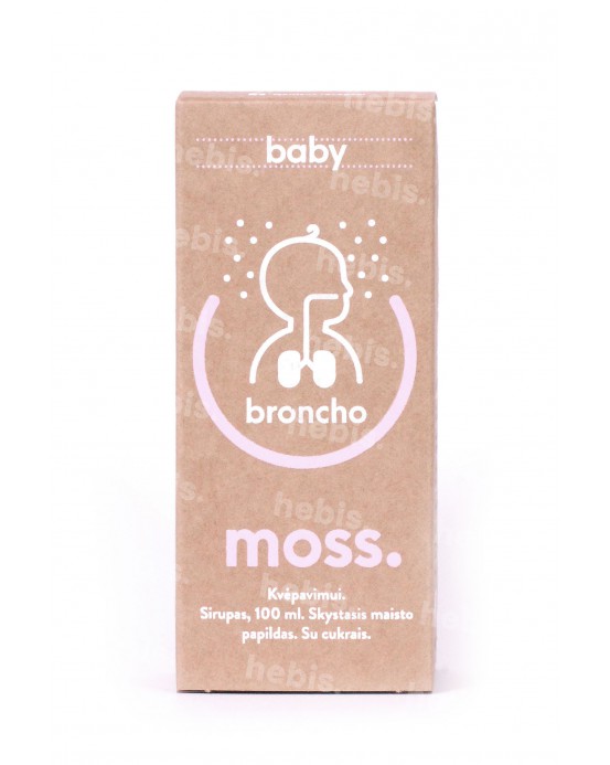 BronchoMoss baby sirupas, 100 ml