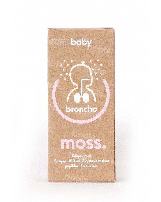 BronchoMoss baby sirupas, 100 ml