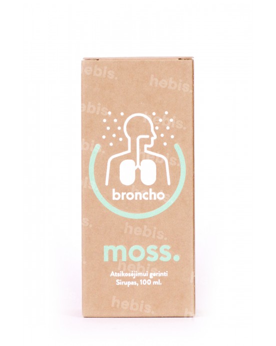 BronchoMoss sirupas, 100 ml