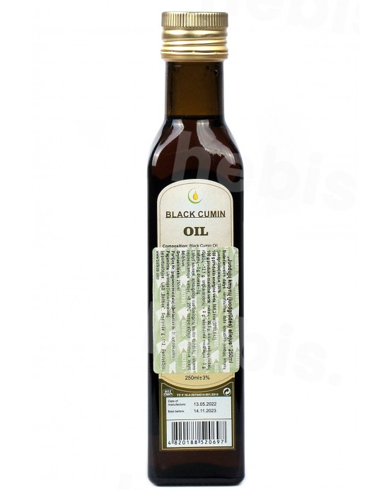 Juodųjų kmynų (juodgrūdės) aliejus, 250 ml