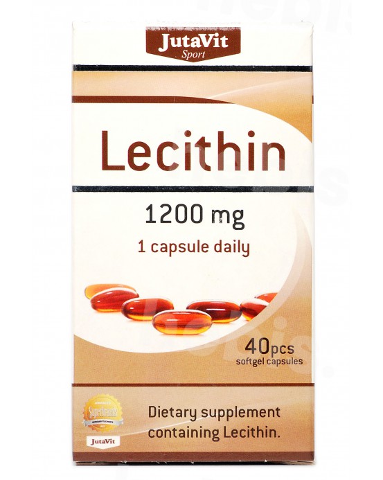 Lecitin 1200 mg, 40 kapsulių