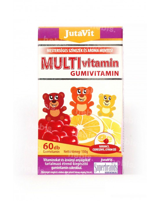 Multivitaminų guminukai vaikams, 60 vnt.