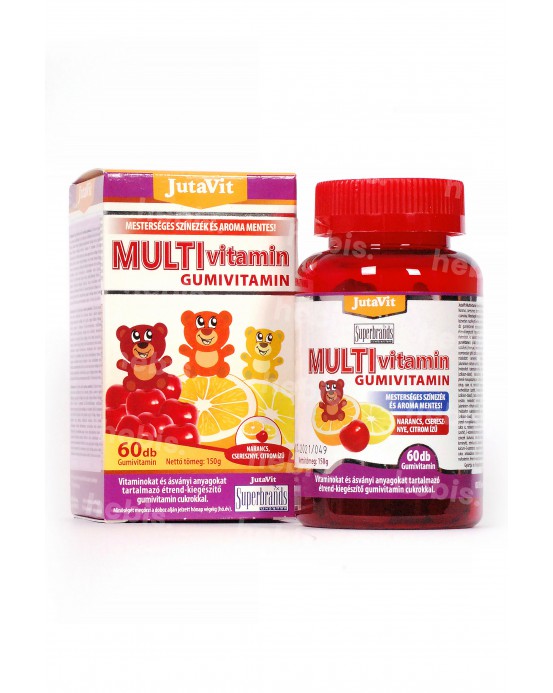 Multivitaminų guminukai vaikams, 60 vnt.