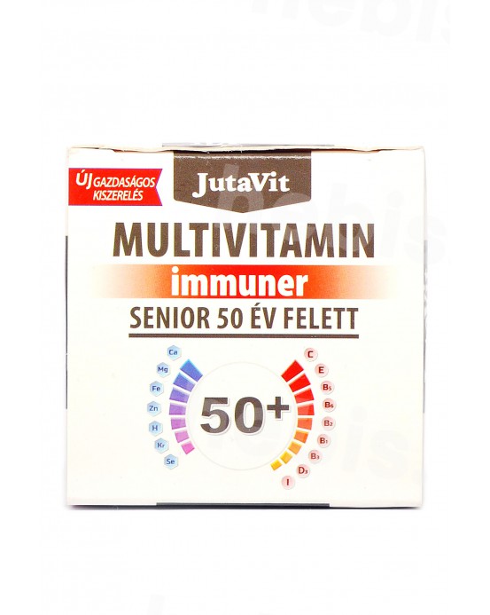 Multivitaminai Immuner Senior 50+ su laktobacilomis, 100 tablečių