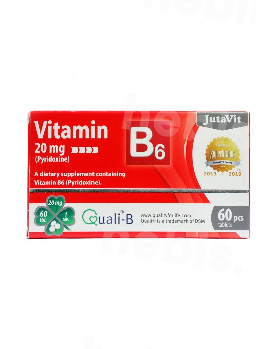 Jutavit Vitaminas B6, 60 tablečių