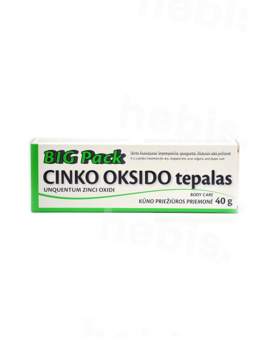 Cinko oksido tepalas, 40 g