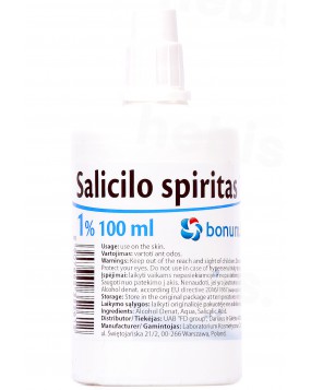 Salicilo spiritas 1%, 100 ml