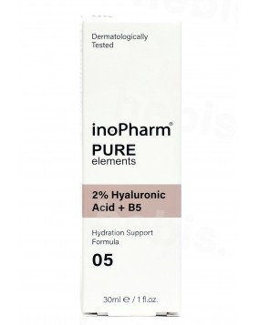 InoPharm veido serumas su 2% hialurono rūgštimi + vitaminu B5, 30 ml