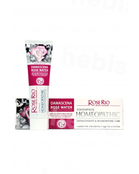 Rose Rio dantų pasta Damascena Rose Water, 65 ml