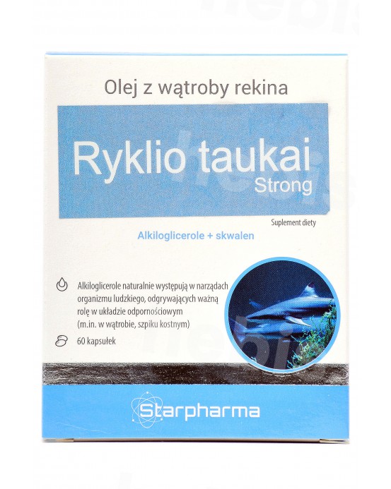 Ryklio taukai Strong, 60 kapsulių