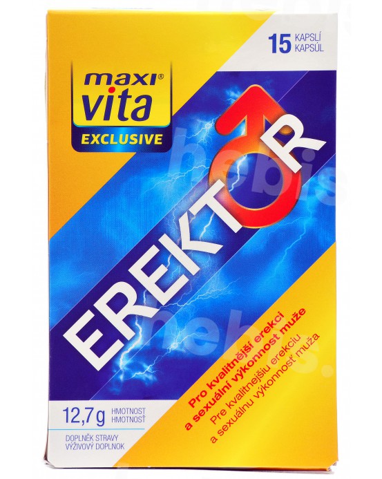 MaxiVita Exclusive Erektor, 15 kapsulių