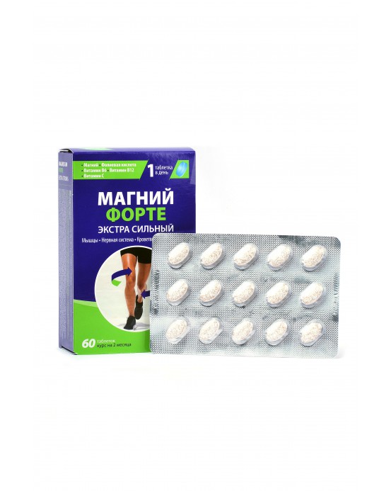 Magnis Forte Extra Strong, 60 tablečių