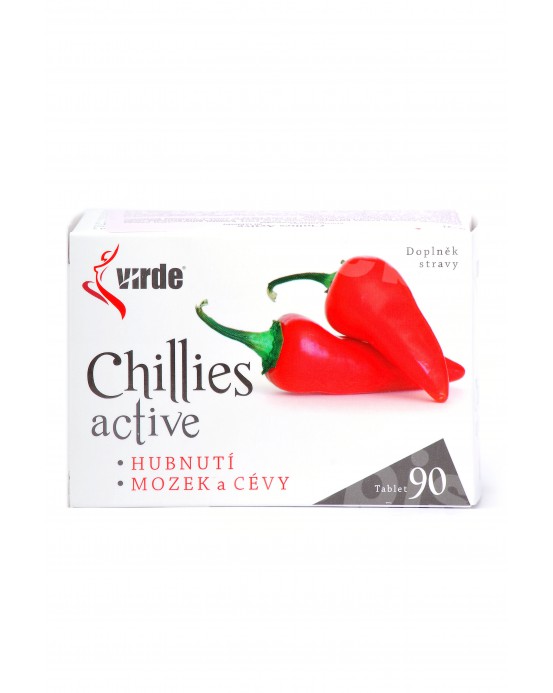 Chillies Active, 90 tablečių